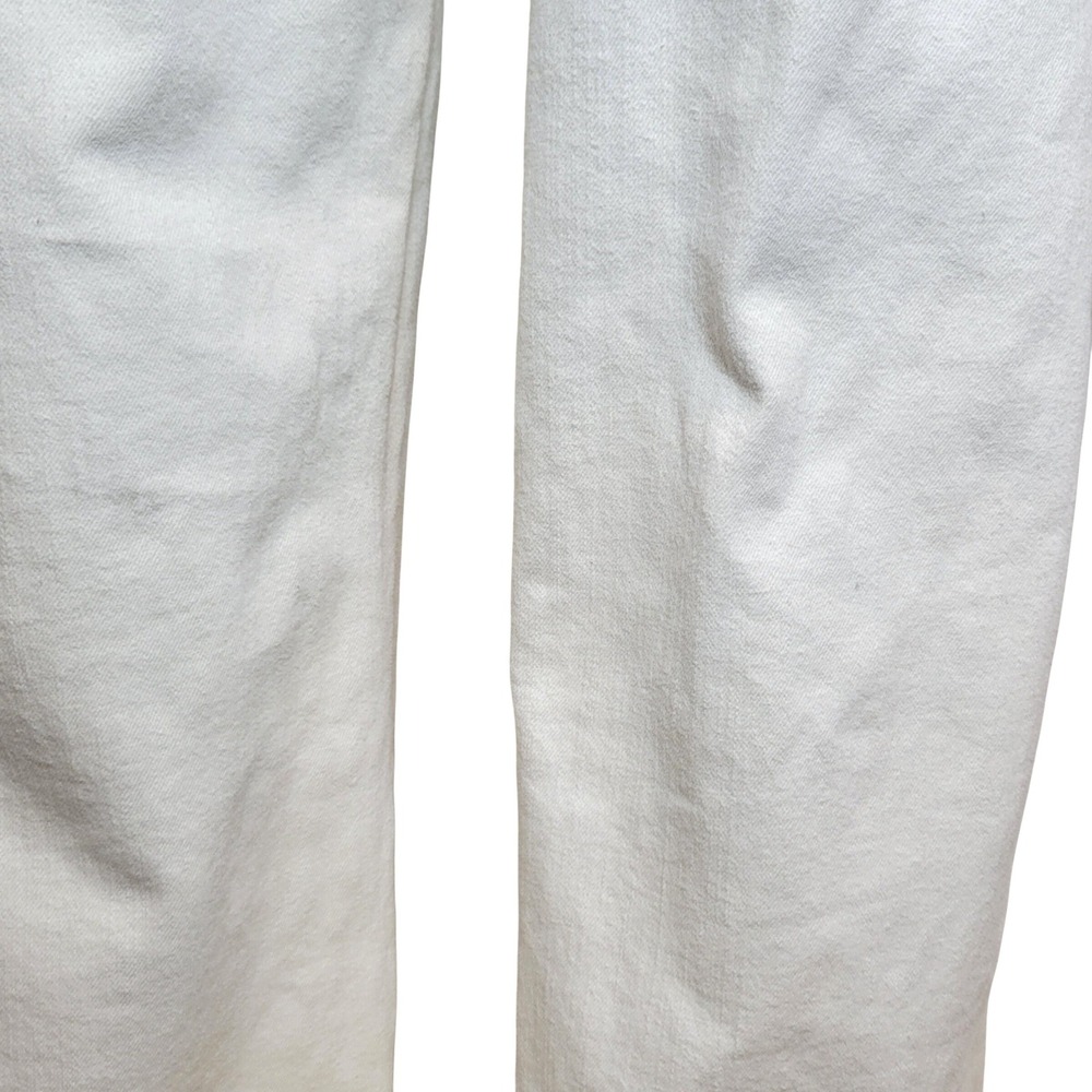 Mother The Patch Pocket Overalls Ankle S Cream Oatmeal Coastal Cottagecore Boho - Picture 11 of 13